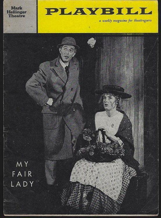 MY FAIR LADY, MARK HELLINGER THEATRE, DECEMBER 26, 1960