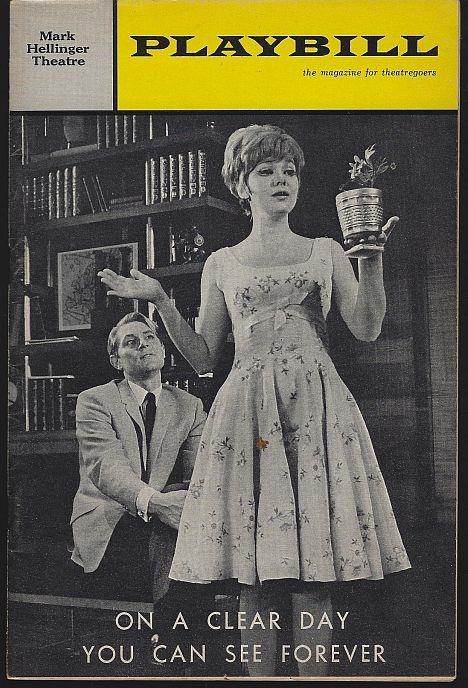 ON A CLEAR DAY YOU CAN SEE FOREVER, MARK HELLINGER THEATRE, APRIL 1966