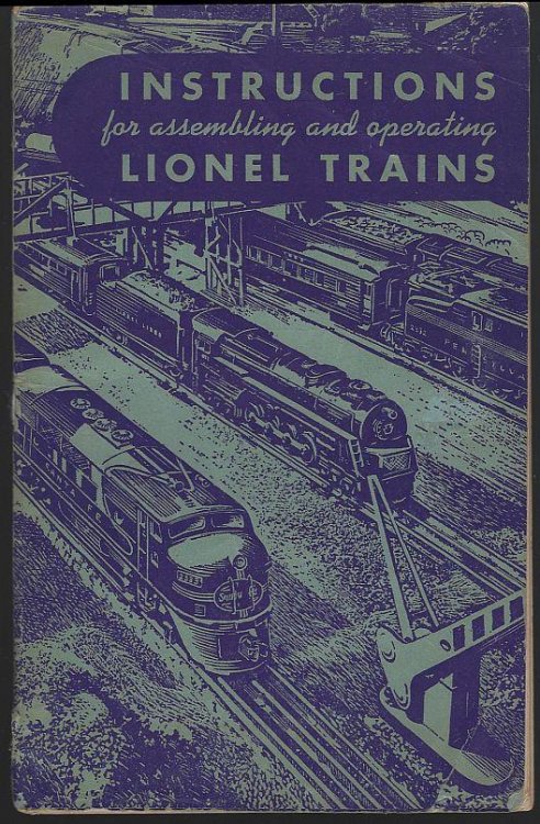 INSTRUCTIONS FOR ASSEMBLING AND OPERATING LIONEL TRAINS
