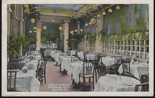 ITALIAN GARDEN, KAISERHOF HOTEL, CHICAGO, ILLINOIS