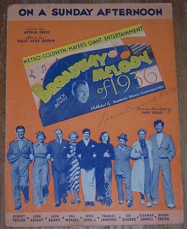 ON A SUNDAY AFTERNOON