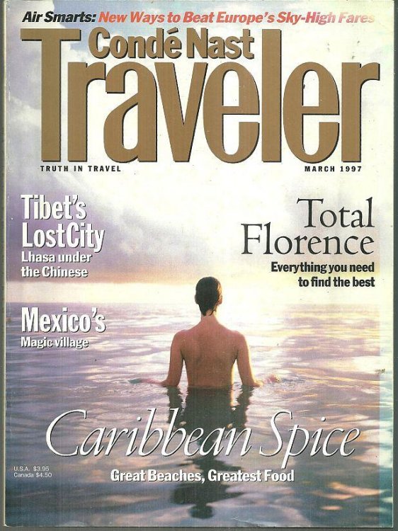 CONDE NAST TRAVELER MAGAZINE MARCH 1997