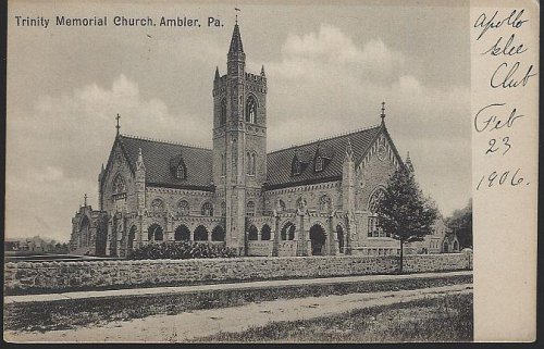 TRINITY MEMORIAL CHURCH, AMBLER, PENNSYLVANIA