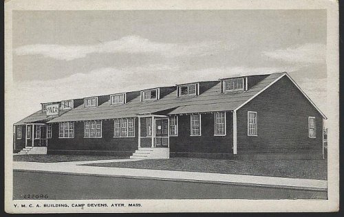 Y. M.C. A. BUILDING, CAMP DEVENS, AYER, MASSACHUSETTS
