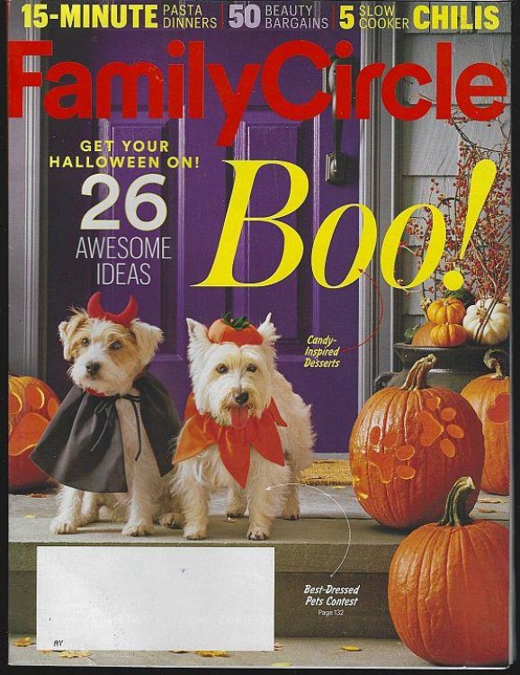 FAMILY CIRCLE MAGAZINE OCTOBER 2016