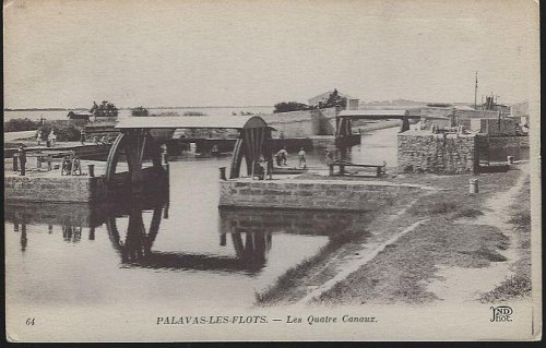 PALAVAS-LES-FLOTS LES QUATRE CANAUX, FRANCE