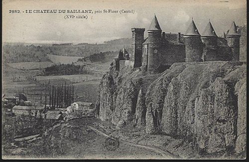 LE CHATEAU DU SAILLANT PRES ST. FLOUR CANTAL, FRANCE