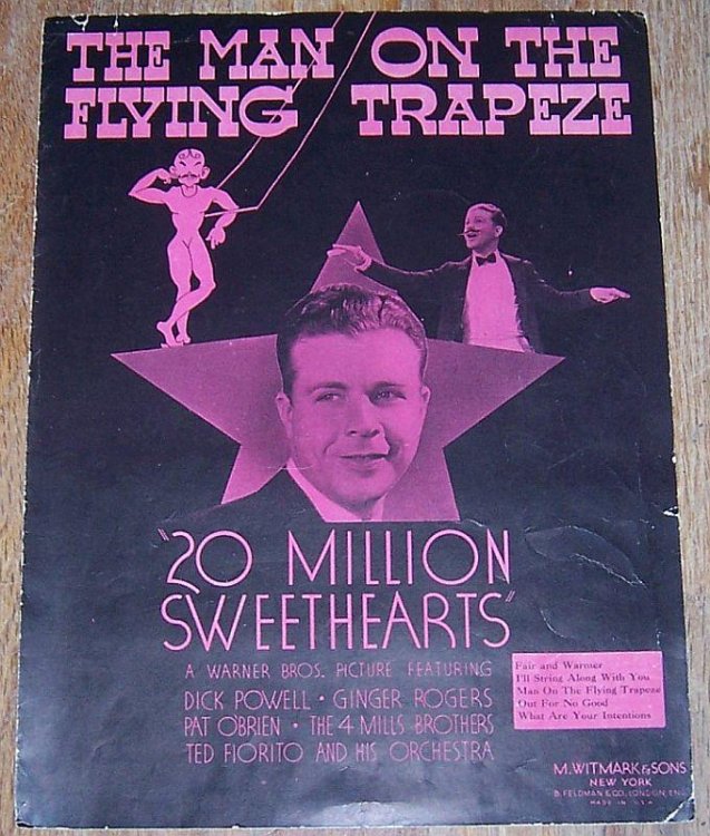 MAN ON THE FLYING TRAPEZE