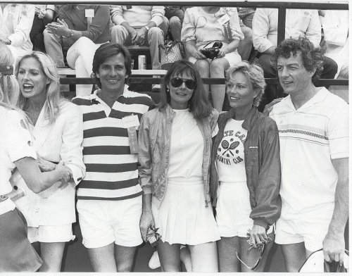ORIGINAL PHOTOGRAPH SHELLY SMITH, DIRK BENEDICT, THE A TEAM, LYNN HERRING, GENERAL HOSPITAL, ABBY DALTON, FALCON CREST AND WAYNE NORTHROPE, DYNASTY