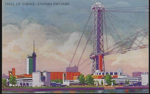 HALL OF SCIENCE, EASTERN EXPOSURE, A CENTURY OF PROGRESS, INTERNATIONAL EXPOSITION 1933, CHICAGO, ILLINOIS