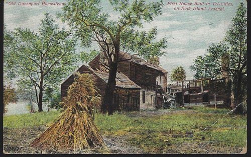 OLD DAVENPORT HOMESTEAD, ROCK ISLAND, ILLINOIS