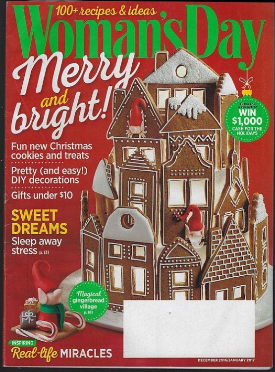 WOMAN'S DAY MAGAZINE DECEMBER 2016/JANUARY 2017