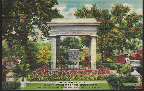 TOMB OF JAMES K. POLK, NASHVILLE, TENNESSEE