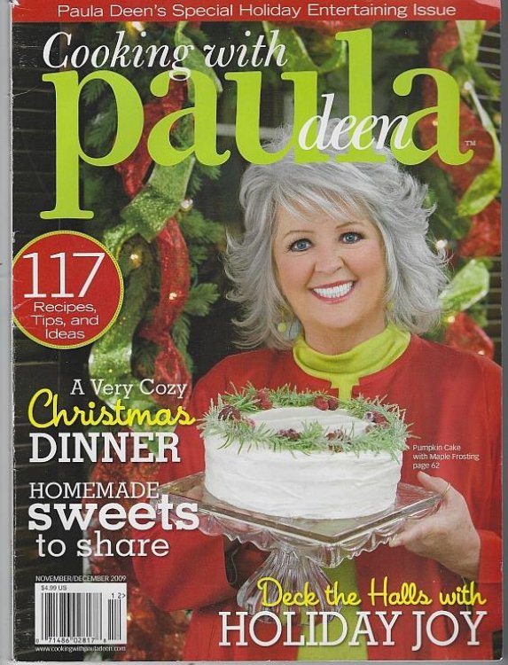 COOKING WITH PAULA DEEN MAGAZINE NOVEMBER/DECEMBER 2009