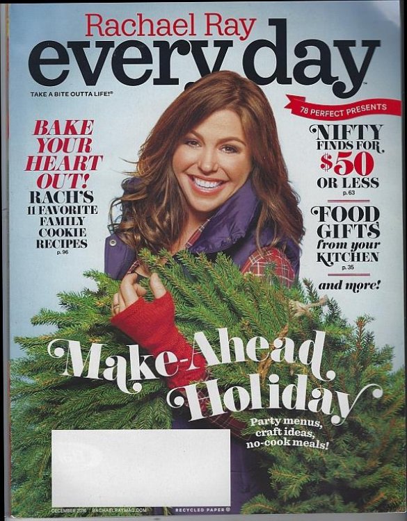 RACHAEL RAY EVERYDAY MAGAZINE DECEMBER 2016