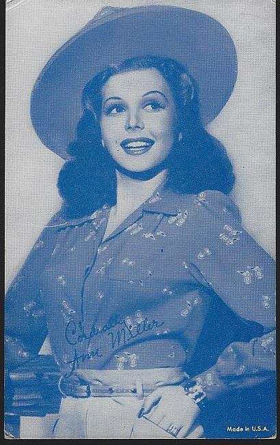 ARCADE CARD OF ANN MILLER