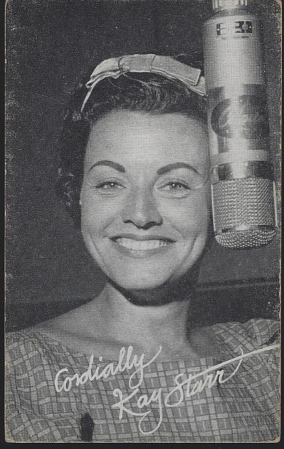 ARCADE CARD OF KAY STARR
