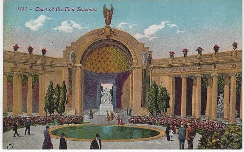 COURT OF THE FOUR SEASONS, PANAMA-PACIFIC INTERNATIONAL EXPOSITION, SAN FRANCISCO, CALIFORNIA