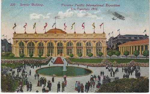 SERVICE BUILDING, PANAMA-PACIFIC INTERNATIONAL EXPOSITION, SAN FRANCISCO, CALIFORNIA