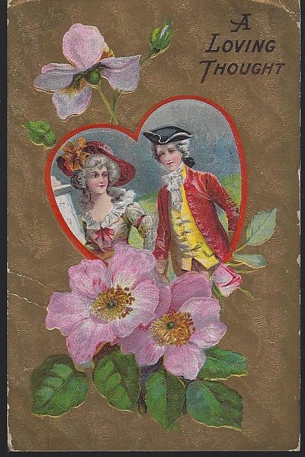 COLONIAL COUPLE A LOVING THOUGHT