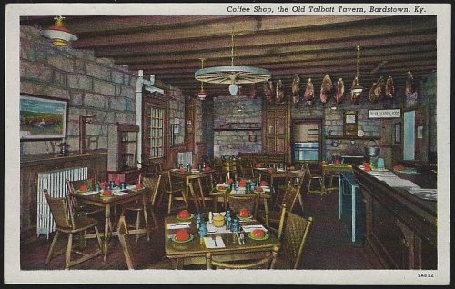 COFFEE SHOP, THE OLD TALBOTT TAVERN, BARDSTOWN, KENTUCKY