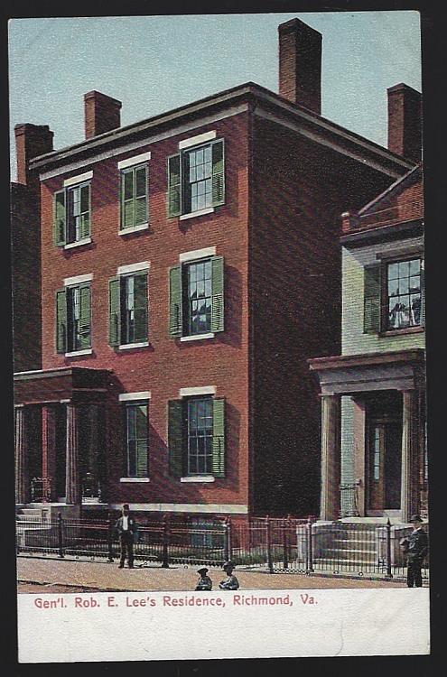 GENERAL ROBERT E. LEE'S RESIDENCE, RICHMOND, VIRGINIA