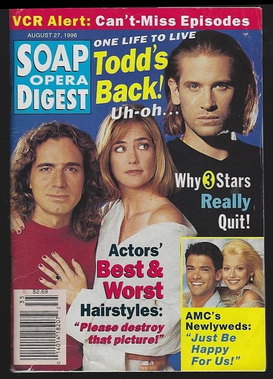 SOAP OPERA DIGEST AUGUST 27, 1996