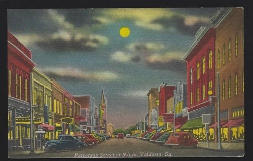 PATTERSON STREET AT NIGHT, VALDOSTA, GEORGIA
