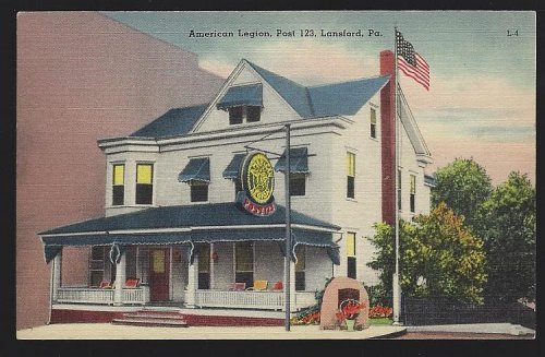 AMERICAN LEGION, POST 123, LANSFORD, PENNSYLVANIA