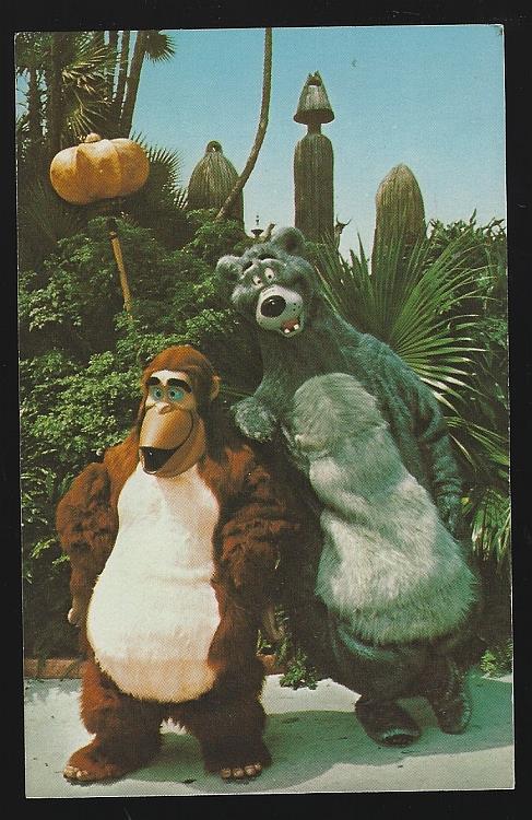 BALOO AND KING LOUIE, BARE NECESSITIES AT WALT DISNEY WORLD