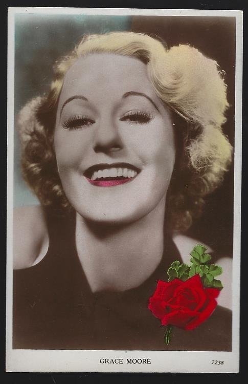 VINTAGE POSTCARD OF GRACE MOORE