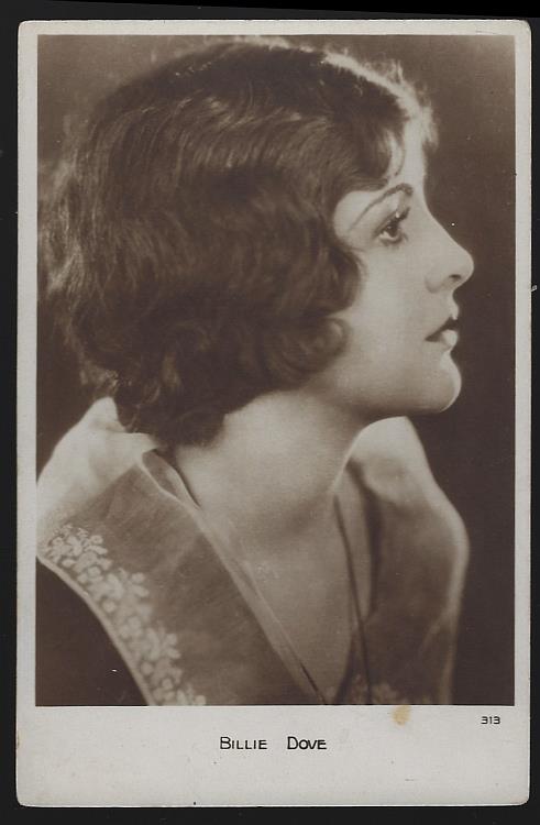 VINTAGE POSTCARD OF BILLIE DOVE