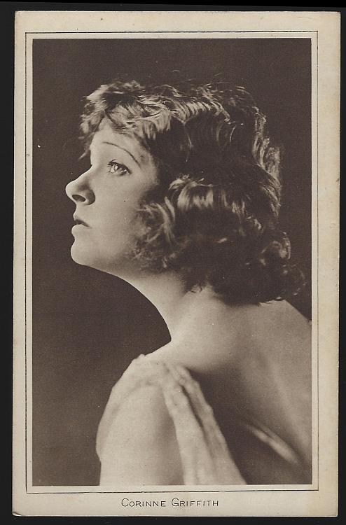 VINTAGE POSTCARD OF CORINNE GRIFFITH