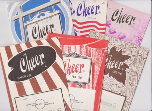 Cheer : Lot of 6 Issues, 1963-1964