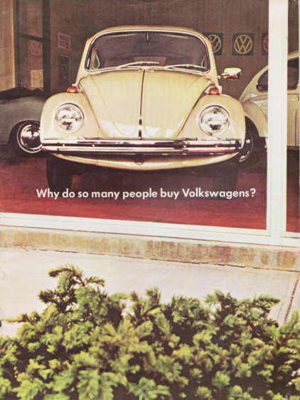 Why Do so Many People Buy Volkswagens : Volkswagen Catalog, 1968
