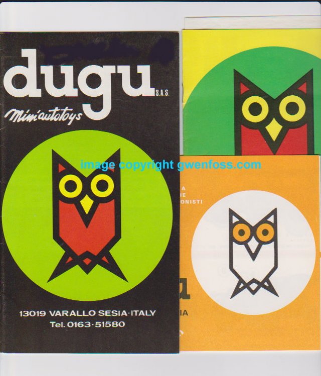 Dugu Miniautotoys : Varallo Sesia, Italy, Scala 1: 43 (Lot of 8 Catalogs and Ephemera)