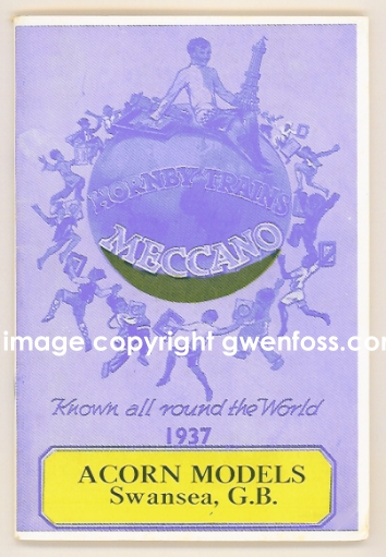 Meccano, Hornby Trains, Known all Round the World : 1937 Catalog