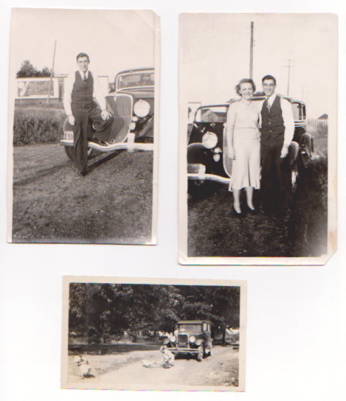 Old Family Photos with Automobiles : Herman Rohr, Bernita Rohr