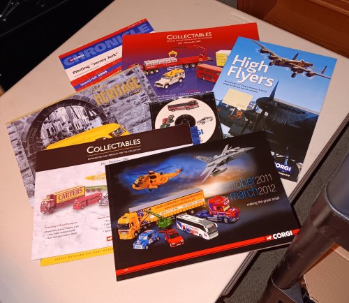 Corgi Collectibles Catalog : Lot of 23 Catalogs, 2001-2012