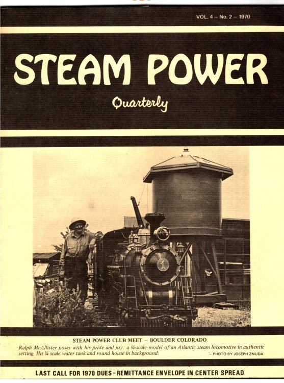 Steam Power Quarterly : Lot of 11 Issues, 1970-1975, with Gaps