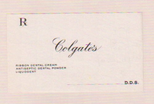 Colgate's Ribbon Dental Cream
