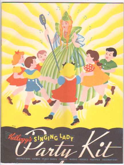 Image for Kellogg's Singing Lady Party Kit : Invitation, Games, Place Cards, Favors, Masks, Verses, Recipes, Decorations Kellogg's Singing Lady Party Kit : Invitation, Games, Place Cards, Favors, Masks, Verses, Recipes, Decorations