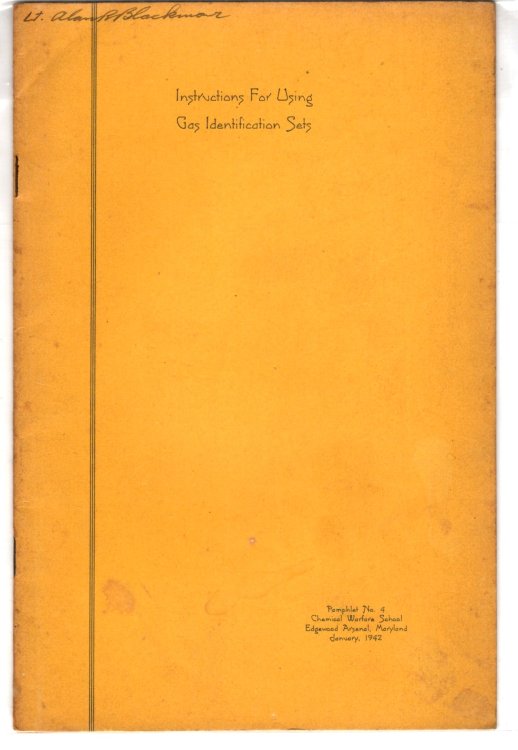 Instructions for Using Gas Indentifications Sets