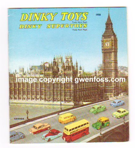 Dinky Toy Catalog 1958 : Dinky Supertoys, Australia, Reproduction by Model Collector Magazine