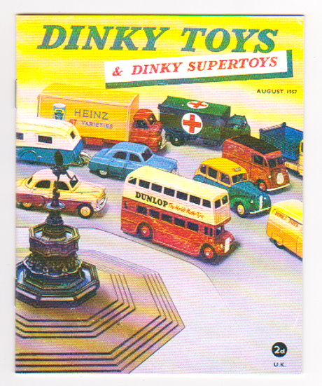 Dinky Toy Catalog, August 1957 : Dinky Supertoys, UK, Reproduction by Model Collector Magazine