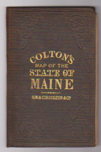Colton's Map of the State of Maine, 1874 : Township Map of the State of Maine with Adjoining Portions of Canada and New Brunswick, 1874