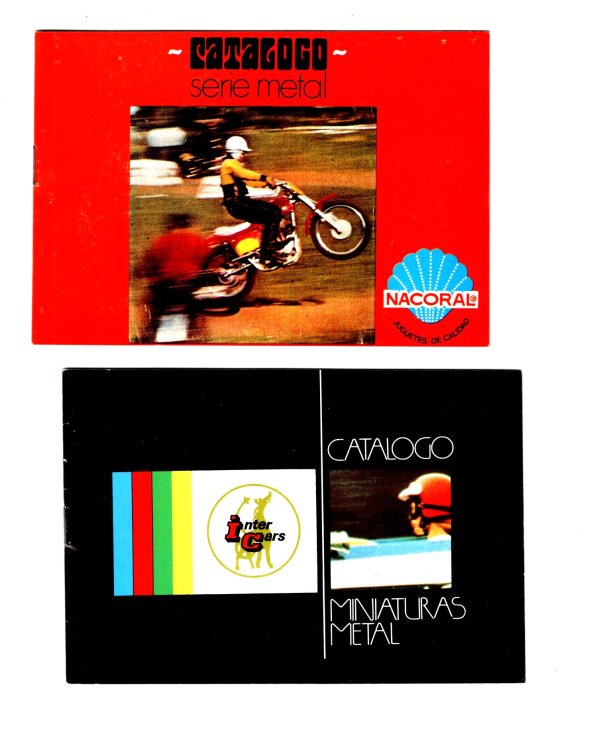 Intercars Nacoral : Juguetes de Calidad (Lot of 2 Catalogs, 1975, 1977)