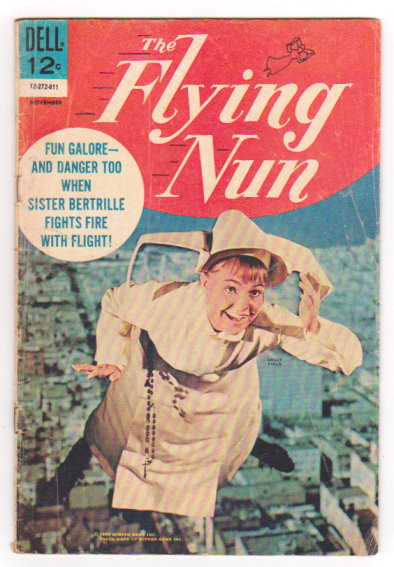 Flying Nun Comic Book, Number 4, November 1968 : Fun Galore and Danger Too when Sister Bertrille Fights Fire with Flight !