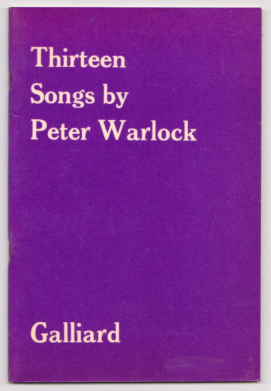 Image for Thirteen Songs by Peter Warlock Thirteen Songs by Peter Warlock