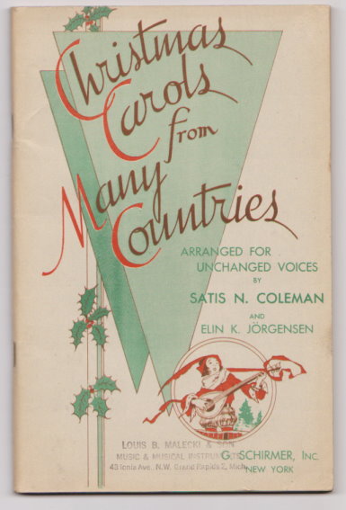 Christmas Carols from Many Countries : Arranged for Unchanged Voices